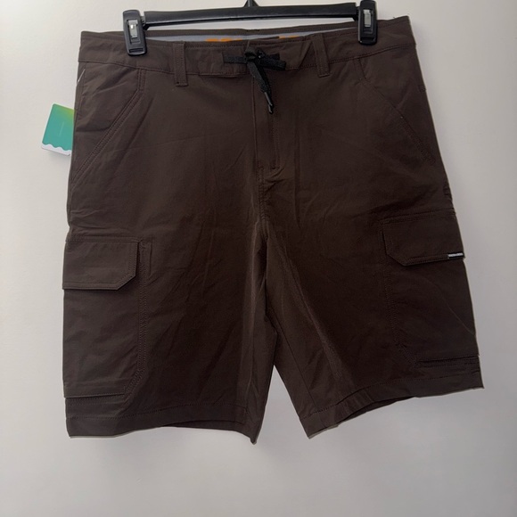 Men's SeaDoo Brown Cargo Adventure Shorts - Picture 2 of 6